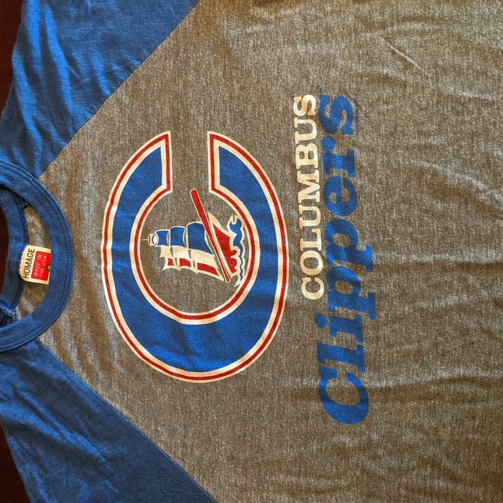 Homage Columbus Clippers shirt